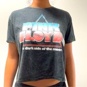 Pink Floyd Graphic Tee cropped